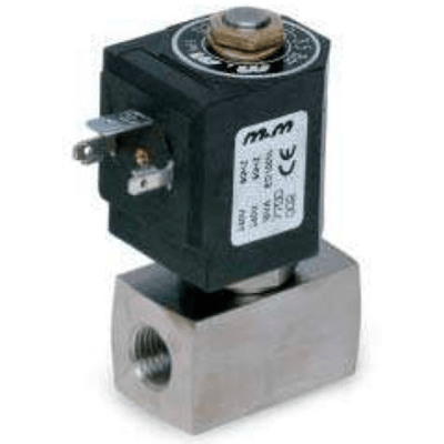 M&M 2/2-Way Direct-Acting Solenoid Valve, D298DK-D299DK, D298DR-299DR, D298DV-299DV